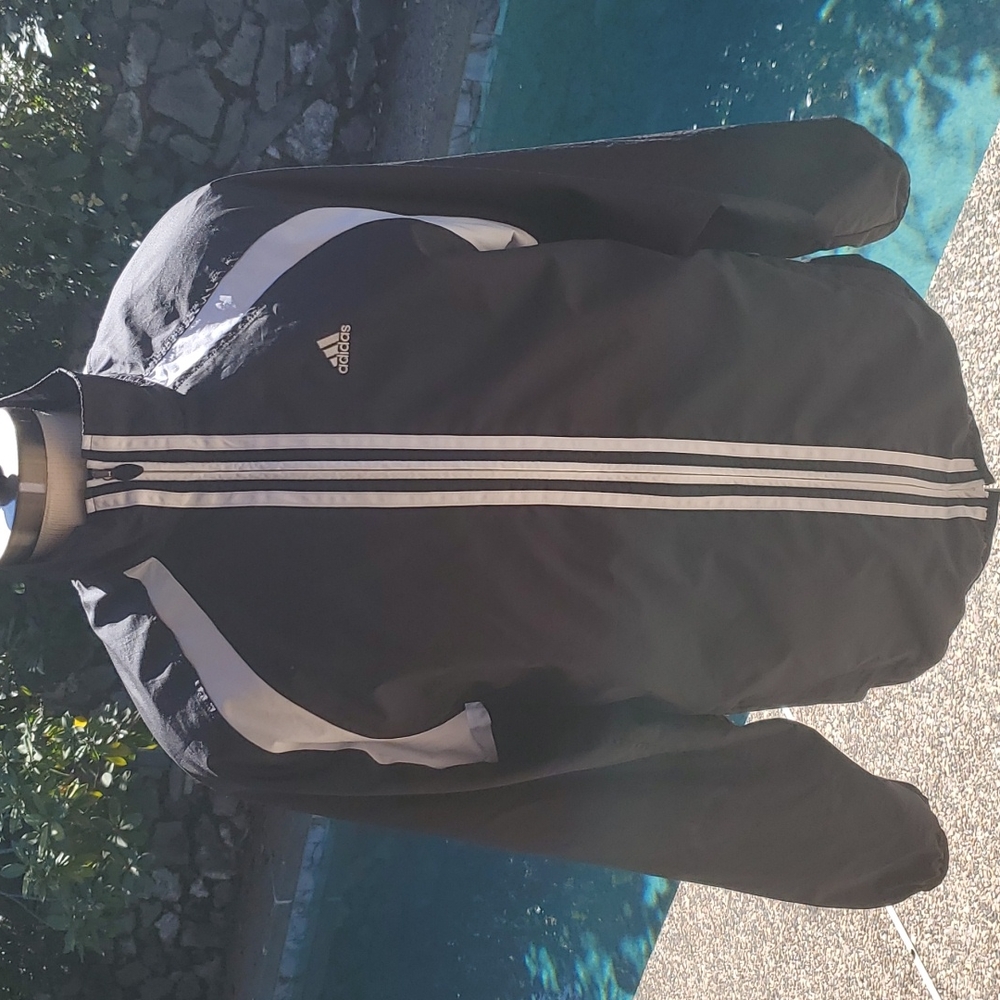 Adidas Medium Black Windbreaker